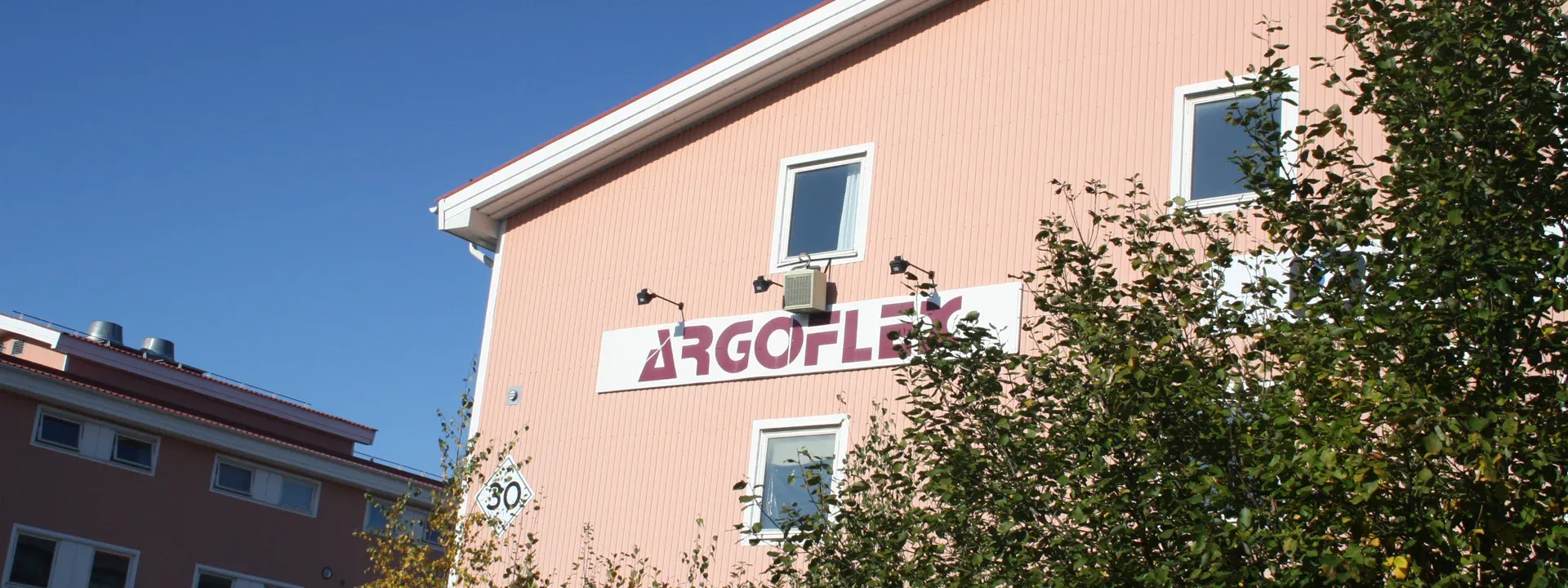 Argoflex verkstadsbyggnad i Skogås